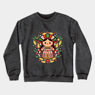 Mexican Doll Maria Crewneck Sweatshirt